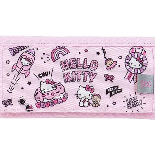 サンリオ 子供用 水筒 ベルトカバー 20.5×0.5×7cm ピンク ハローキティ キティちゃん hello kitty クッション素材で痛くなりにくい 内側に名前スペ｜shop-ermine｜04