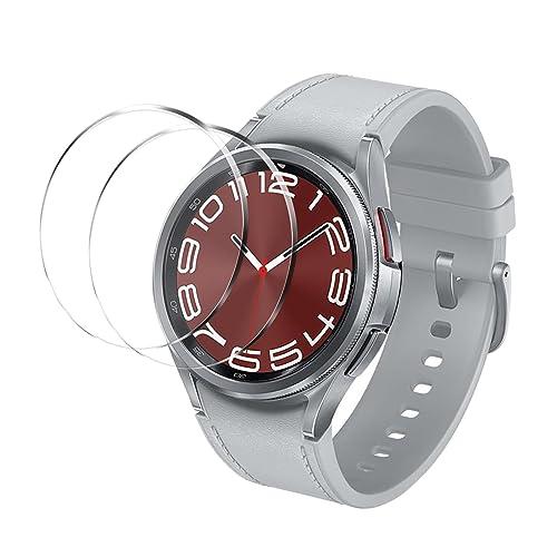 2枚セット】For Galaxy Watch 6 Classic 43mmフィルム 強化ガラス 液晶 