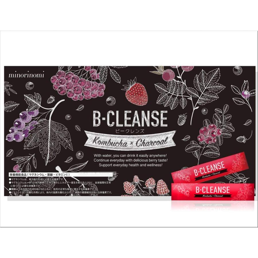ビークレンズ コンブチャ×チャコールクレンズ ビークレンズ B-CLENSE コンブチャ×チャコールクレンズ （30包