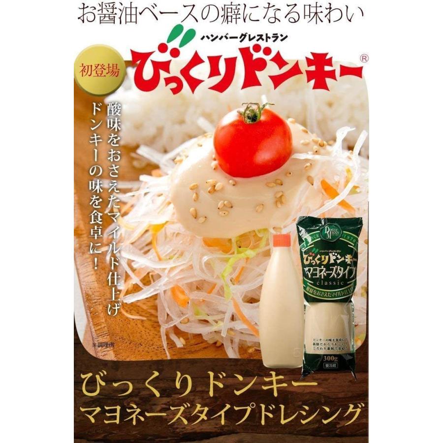 びっくりドンキー マヨネーズタイプ 300g ソイドレッシング 200ml 2本セット 2022秋冬新作