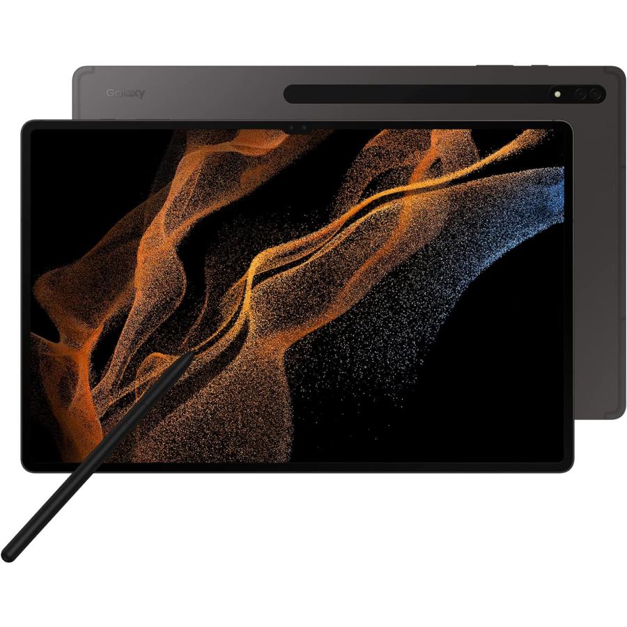 【Galaxy Tab S8 Ultra タブレット 258G 14.6インチ】画面内指紋認証 有機ELディスプレイ 11 200mAh SPen同梱 グラファイト ギャラクシー