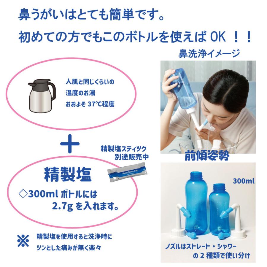 鼻うがい器具 ボトル Waterpulse YT-300ml 【Waterpulse 正規輸入品】鼻洗浄器 鼻洗浄 副鼻腔炎 風邪 花粉 鼻水 鼻炎 アレルギー 鼻づまり 花粉症 予防｜shop-fine｜08