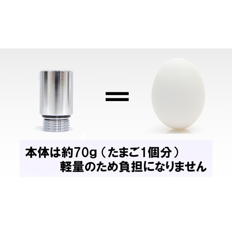 マイクロバブル アダプター FamilyGG FamilyKK KVK用 micro-bub マイクロバブ マイクロナノバブル ナノバブル 軽量 節水 頭皮 日本製 正規販売店・保証付の画像