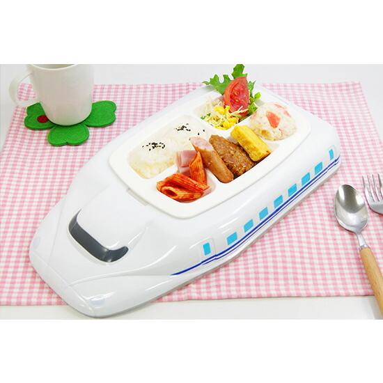 のりものランチプレート N700系しんかんせん 電車 お子様ランチ 食洗機