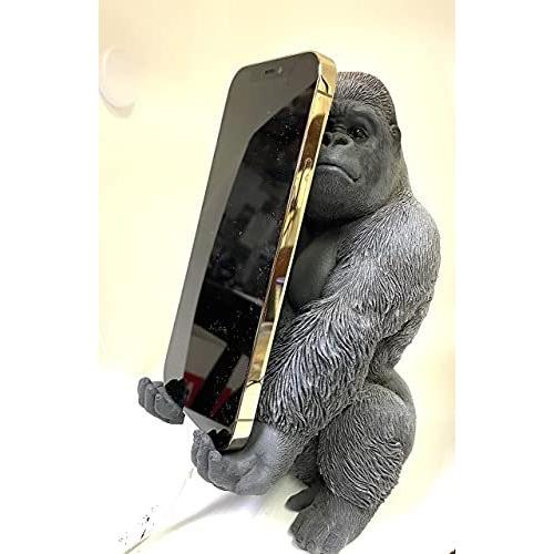 今年の新作から定番まで スマホスタンド ゴリラ 12 12 高さ19cm 重量 480g Qy 219 かわいい 動物 キャラクター おもしろ 部屋用 Whitesforracialequity Org