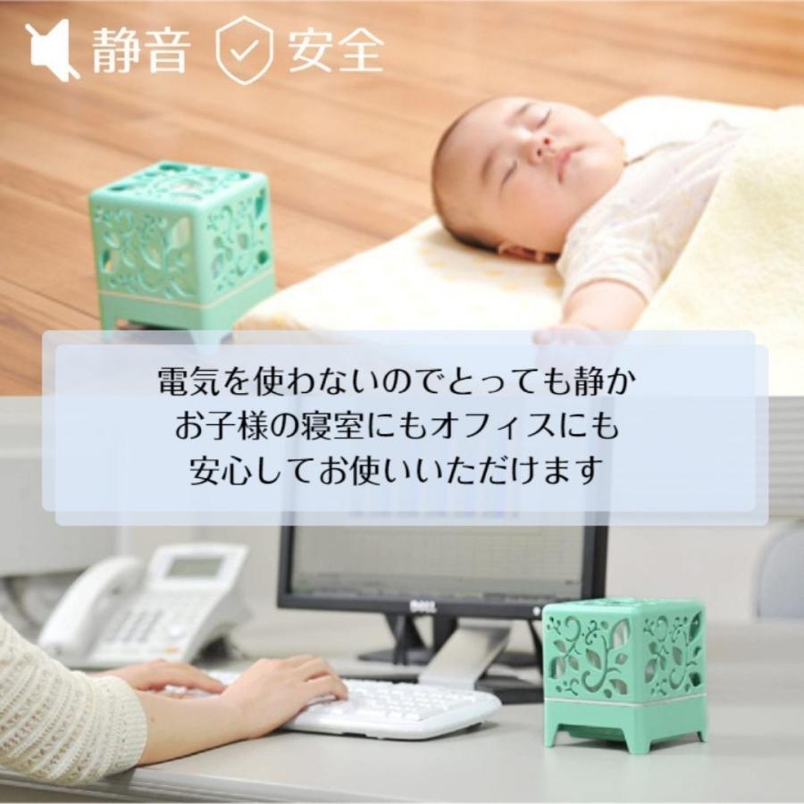 うるおいキューブ 加湿器 seiei 卓上 エコ 電気不要 気化式 日本製