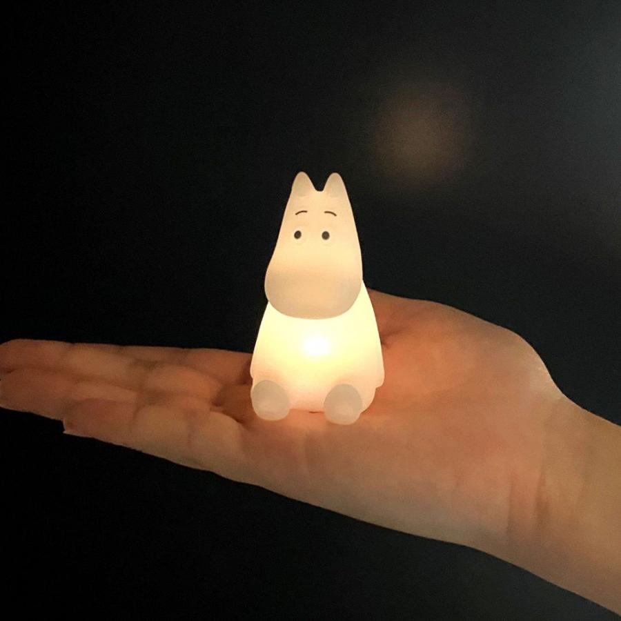 ムーミン チャージアンド LED ライト ワイヤレス充電器 Qi対応 スマホ