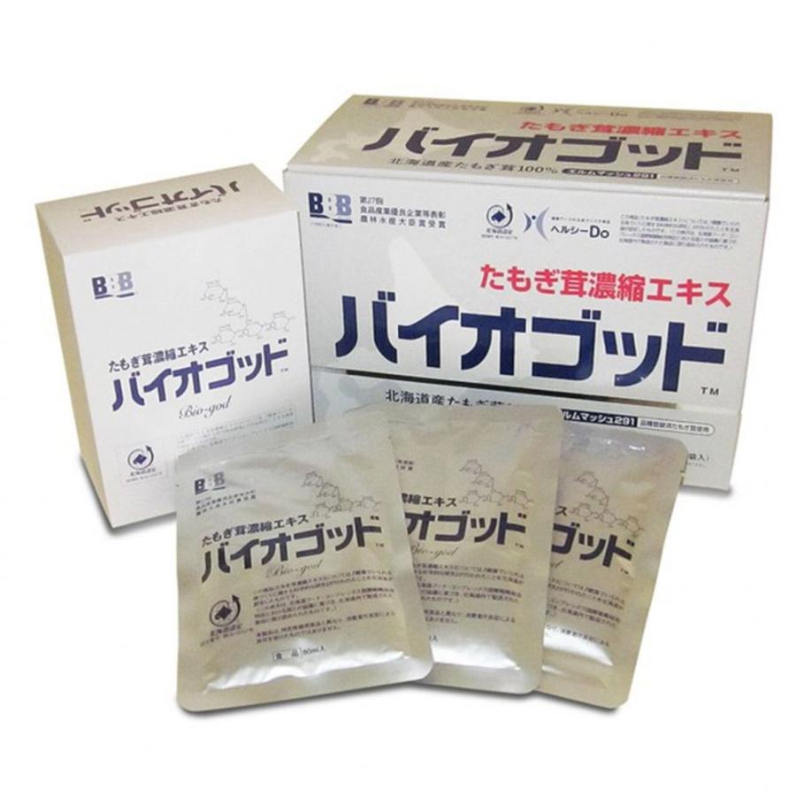 バイオゴッド たもぎ茸濃縮エキス 80ml×30袋 たもぎ茸 濃縮エキス バイオゴッド 80ml×30袋 約1カ月分 国内正規商品