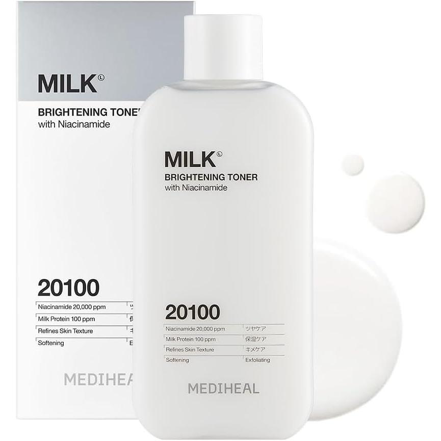 リニューアル版 正規品 メディヒール ミルクブライトニングトナー 300ml MEDIHEAL スキンケア フェイスケア 化粧水 送料無料｜SHOP Forest ショッピングカートのお店