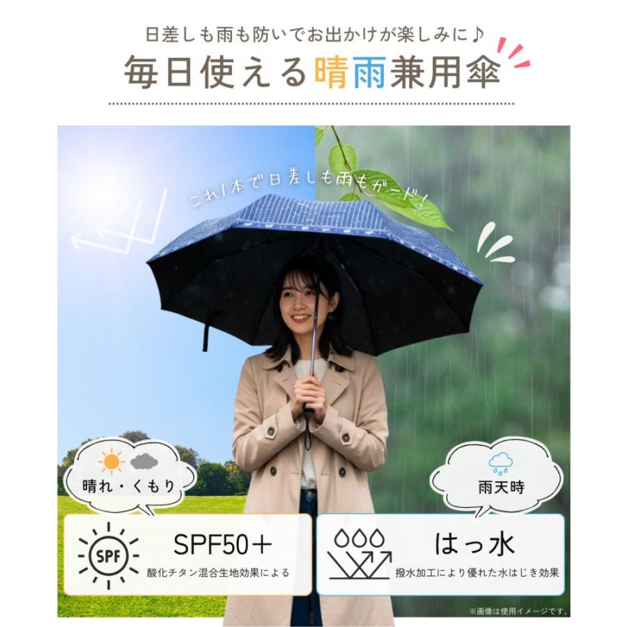 a.v.v（アー・ヴェ・ヴェ） 折りたたみ傘 晴雨兼用 自動開閉 日傘