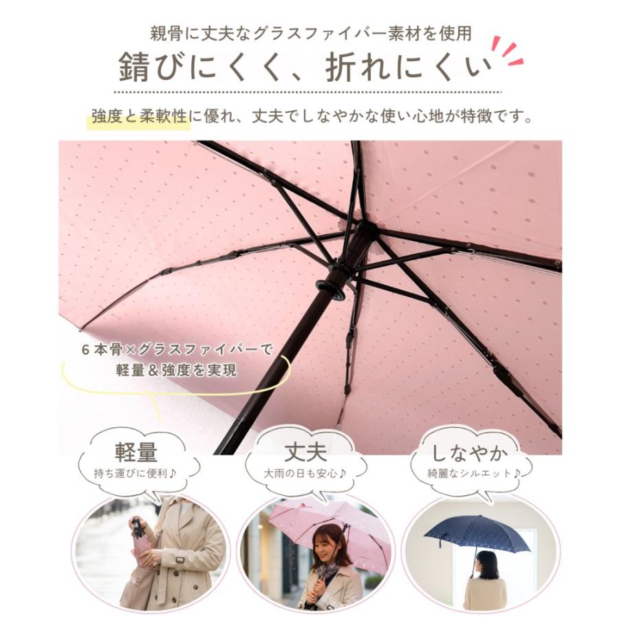 a.v.v（アー・ヴェ・ヴェ） 折りたたみ傘 晴雨兼用 自動開閉 日傘