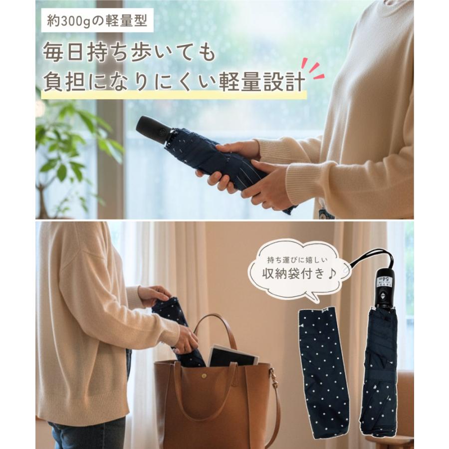 a.v.v（アー・ヴェ・ヴェ） 折りたたみ傘 晴雨兼用 自動開閉 日傘