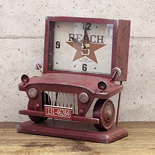 初回限定 アメリカン レトロ クロック トラック レッド 置き時計 ビンテージクロック アンティーククロック アメリカ時計 おしゃれ時計 オブジェ ビ 高速配送 Atempletonphoto Com
