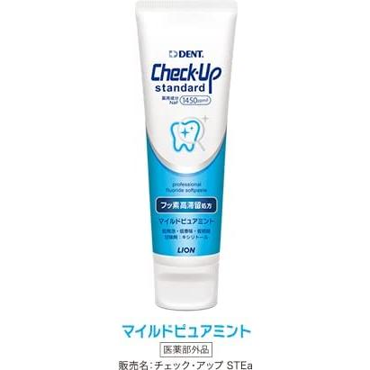 歯科専用 歯磨き粉 ライオン デント チェックアップ スタンダード 歯科用 Lion Dent Check Up Standard 口臭 虫歯 歯周病 予防 対策 清潔 フッ素配合 オーラルケア グラスウッド 通販 Yahoo ショッピング