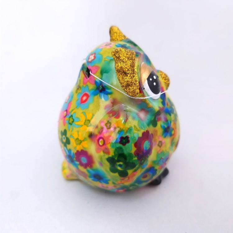 POMME PIDOU ポンピドゥ 貯金箱 AS301-100 10cm 陶器製 ふくろう