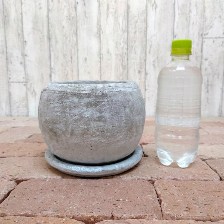 おしゃれ都会派トール型こうきゅうコンクリポット12号9号お買い得2枚セット おしゃれ都会派トール型こうきゅうコンクリポット12号9号お買い得2枚