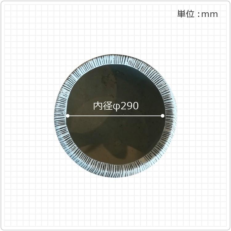 植木鉢 おしゃれ ナチュラルファイバーの大型鉢カバー MM046-470 16号(47cm) ファイバークレイ グラスファイバー 大型 ホワイト ブラック_5
