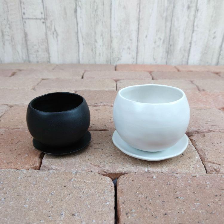 植木鉢 おしゃれ 陶器鉢 卵型ポット MM069-080 2.5号(8cm) 鉢底 植木鉢 おしゃれ 陶器鉢 卵型ポット MM069-080 2.5号(8cm) 鉢底