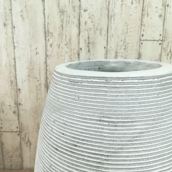 植木鉢・おしゃれ・テラコッタ グラスファイバーの鉢カバー MM309-380 13号(38cm) / 陶器鉢 大型 セメント 軽い 