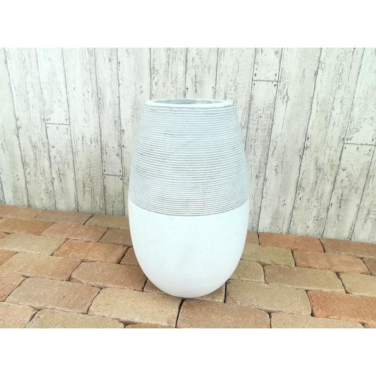 植木鉢・おしゃれ・テラコッタ グラスファイバーの鉢カバー MM309-380 13号(38cm) / 陶器鉢 大型 セメント 軽い 