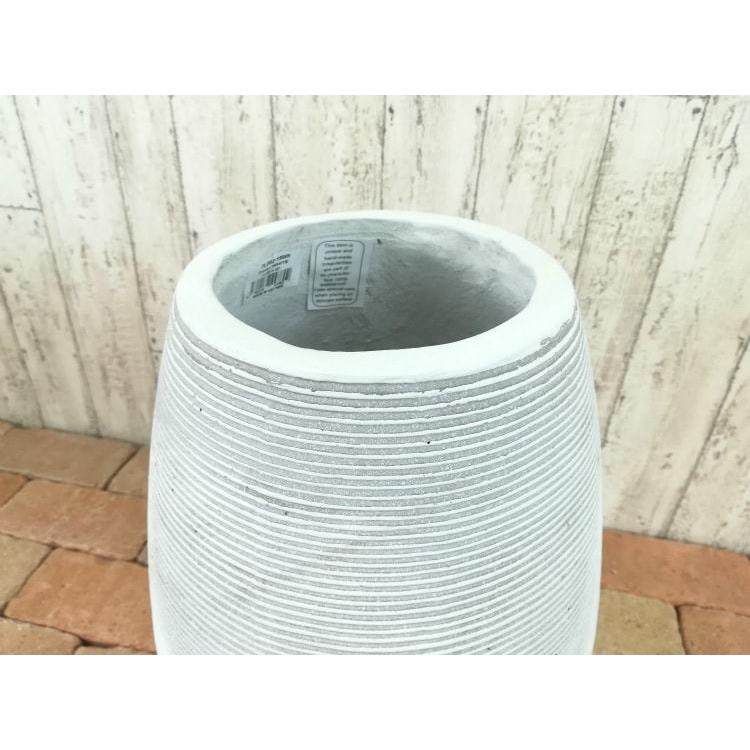 植木鉢・おしゃれ・テラコッタ グラスファイバーの鉢カバー MM309-380 13号(38cm) / 陶器鉢 大型 セメント 軽い 