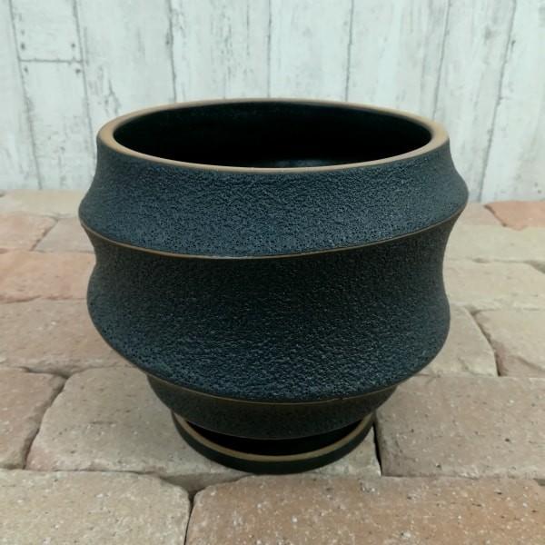 植木鉢 おしゃれ 陶器鉢 マットブラックなシンプルポット ST7332-190 6