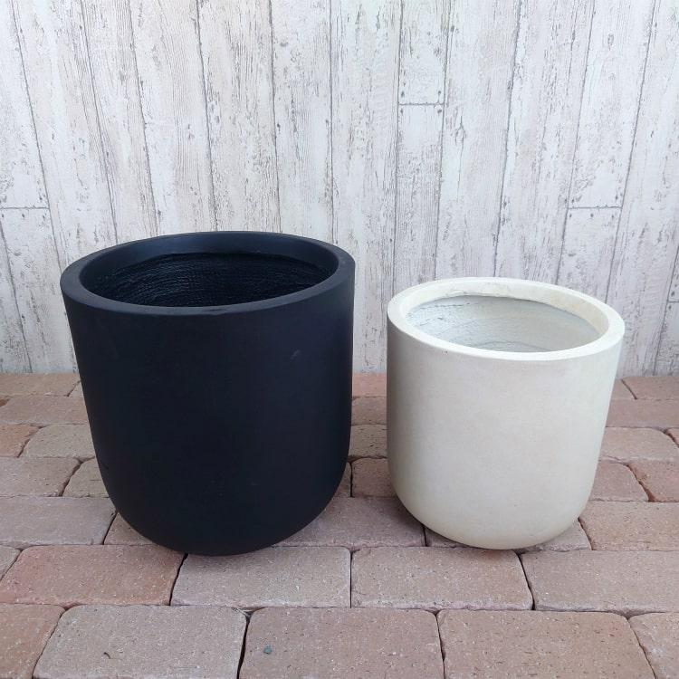植木鉢 おしゃれ グラスファイバー シンプルスタイリッシュポット