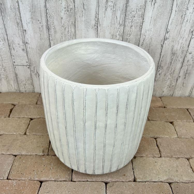 植木鉢 おしゃれ グラスファイバー バーチカルポット UN256-295 9.5号