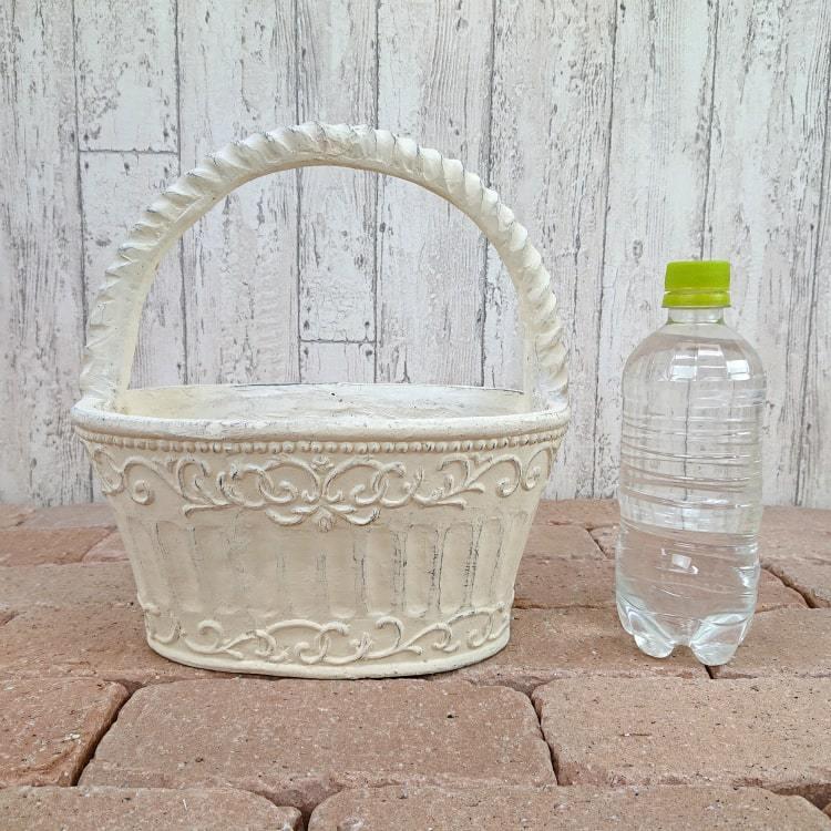 植木鉢 おしゃれ グラスファイバー ガーデンバスケット UN264-265 W26