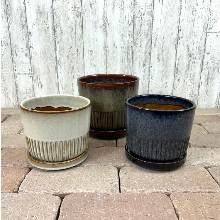 植木鉢 おしゃれ 陶器鉢 クリアグラデーションポット YD011-180 植木鉢 おしゃれ 陶器鉢 クリアグラデーションポット YD011-180