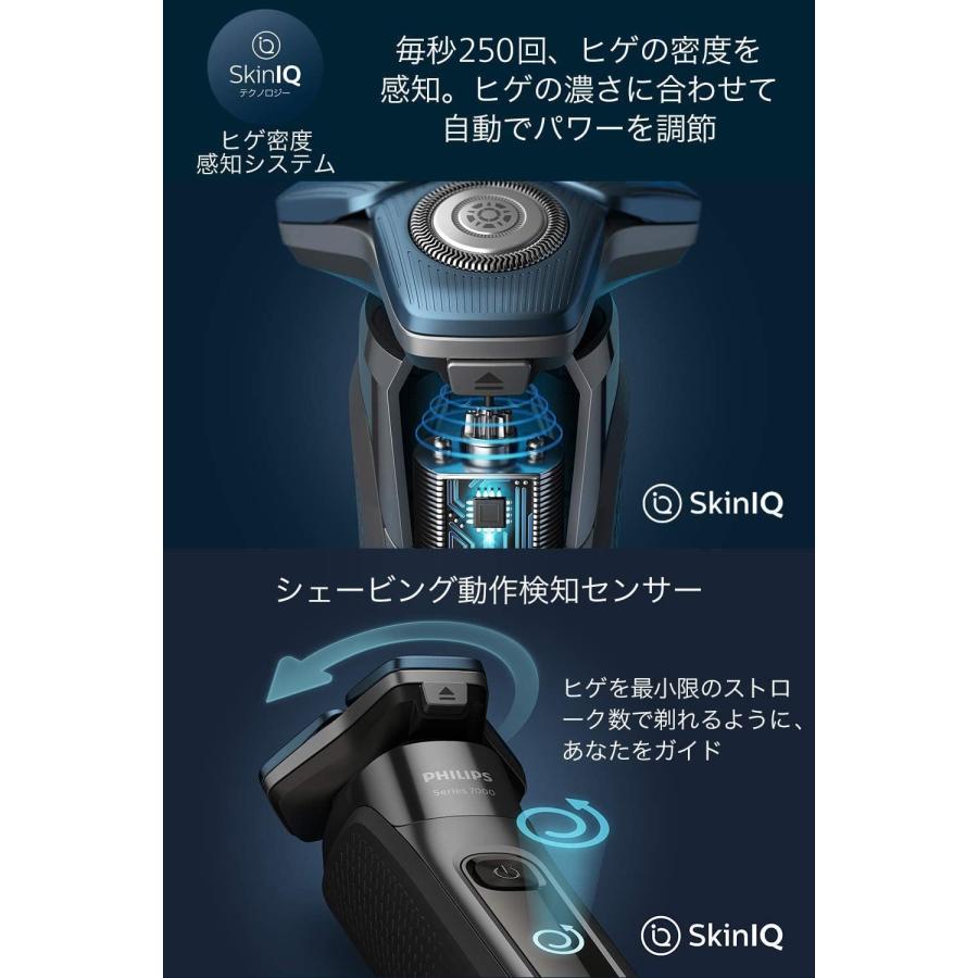 Philips フィリップス 7000 シリーズ メンズ 回転式 充電式 電動 Philips フィリップス 7000 シリーズ メンズ 回転式 充電式 電動