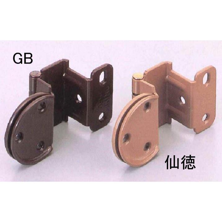 プレート付KING丁番【15×15】【GB】取付ビス付 アングル丁番 : ハード