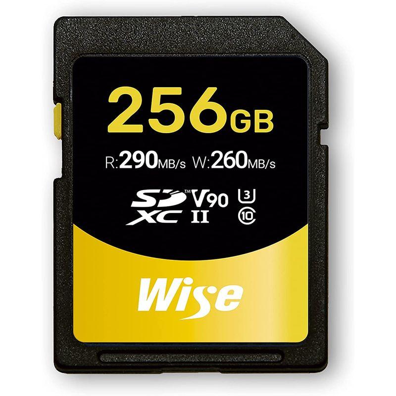 オンラインショップ初春Wise SDXC UHS-II メモリーカード SD-Nシリーズ 256GB Class10 V90 UHS-II対応 読取り290MB 【SALE／56%OFF】 - 2