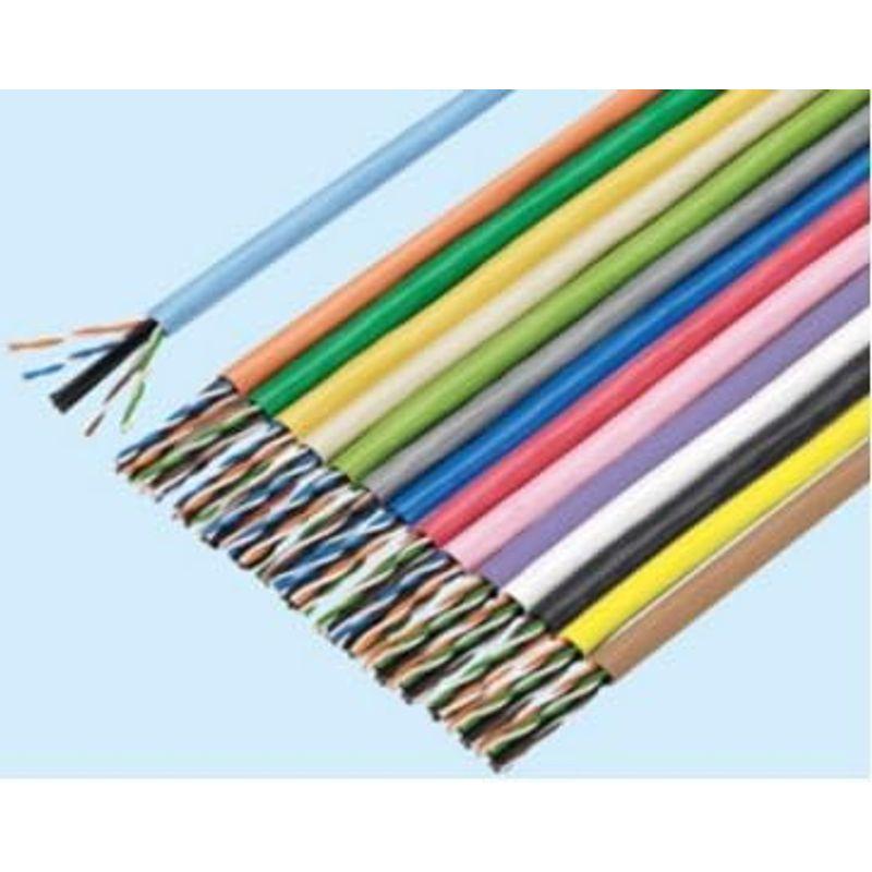 冨士電線　Cat6　LANケーブル（300m巻）　TPCC6　0.5mm　x　4P　薄青