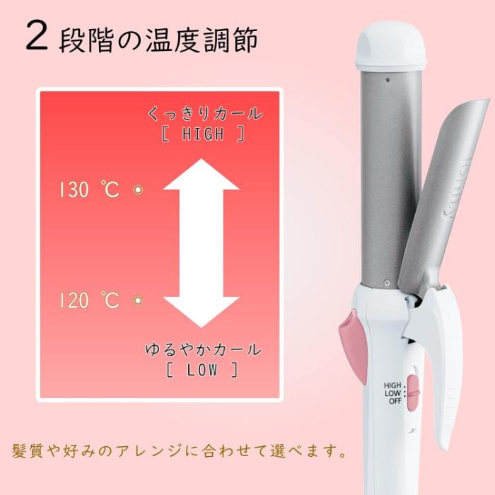 イオニティ パナソニック カールアイロン 32mm EH-HT13 ホワイト 白 EH