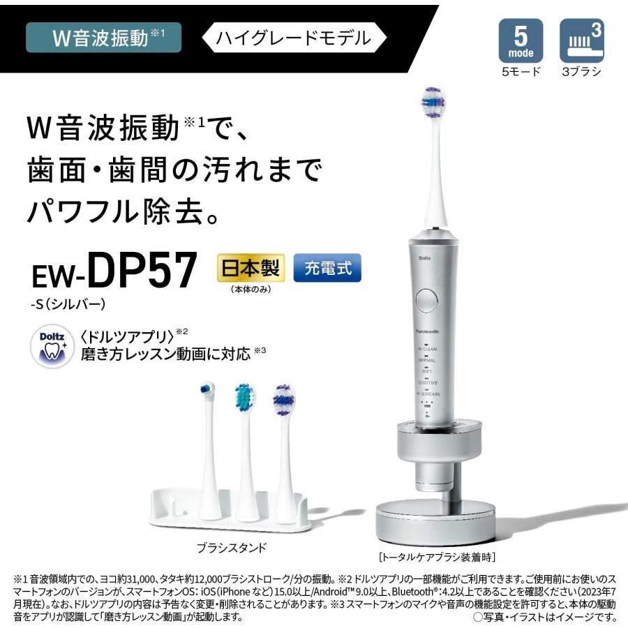 Doltz 2023年9月発売モデル パナソニック 音波振動ハブラシ 電動 Doltz 2023年9月発売モデル パナソニック 音波振動ハブラシ 電動