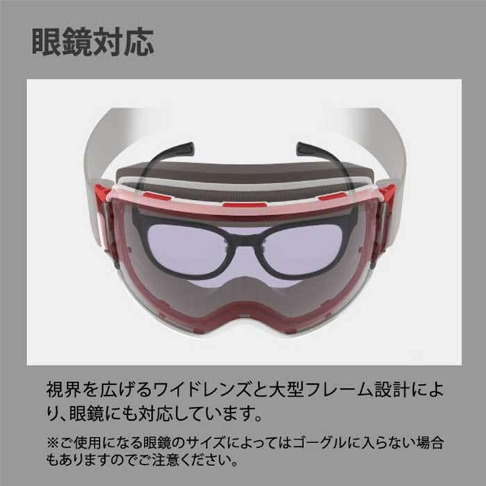 ほぼ未使用 ダイス ゴーグル スノーボード BANK バンク DICE BK04265W CU LPICE W ULTRA調光レンズ スキー スノボ goggle [201026] 【V2308870032】(13843円)