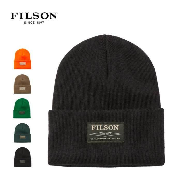 フィルソン ニットキャップ ニット帽 ビーニー C.C.F. FILSON #02029 ACRYLIC WATCH CAP メール便 [210903]｜shop-hood