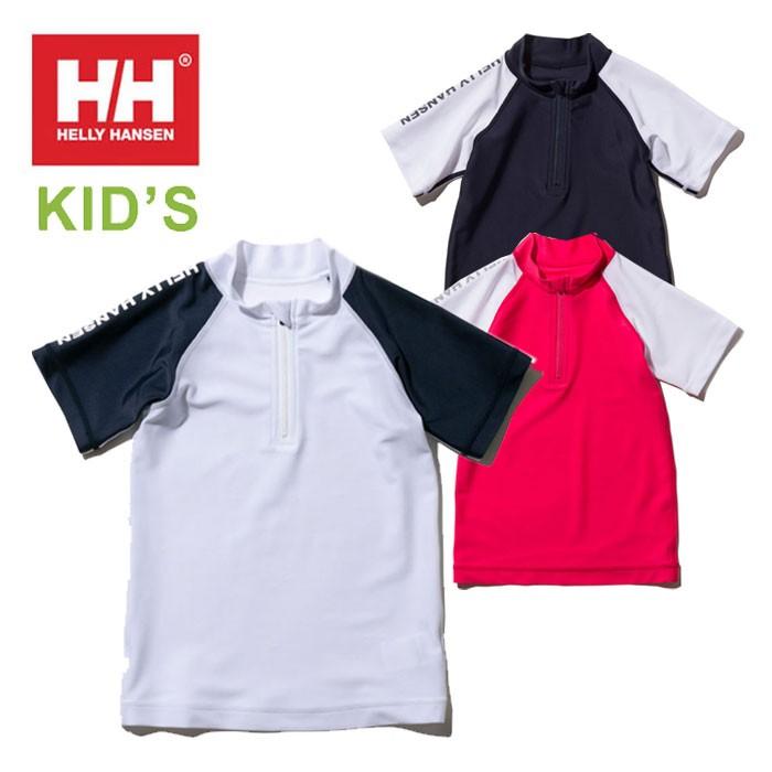 ヘリーハンセン キッズ 半袖 ラッシュガード 水着 Helly Hansen Hj K S S Hz Rashguard ショートスリーブハーフジップラッシュガード メール便 Hhks Hood 通販 Yahoo ショッピング