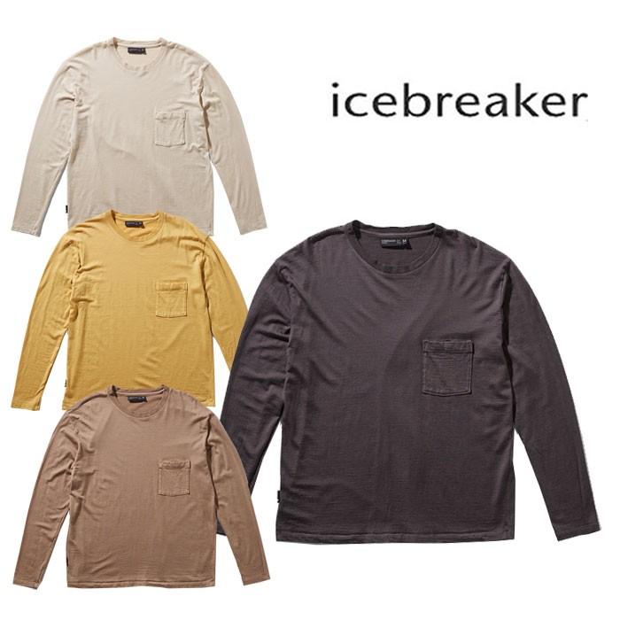 アイスブレーカー メリノウール ロンT Tシャツ メンズ icebreaker IT61972 M NATURE DYED LS P ロングスリーブ  ポケット クルー 長袖 0904 :ICEBREAKER20002:HOOD - 通販 - Yahoo!ショッピング