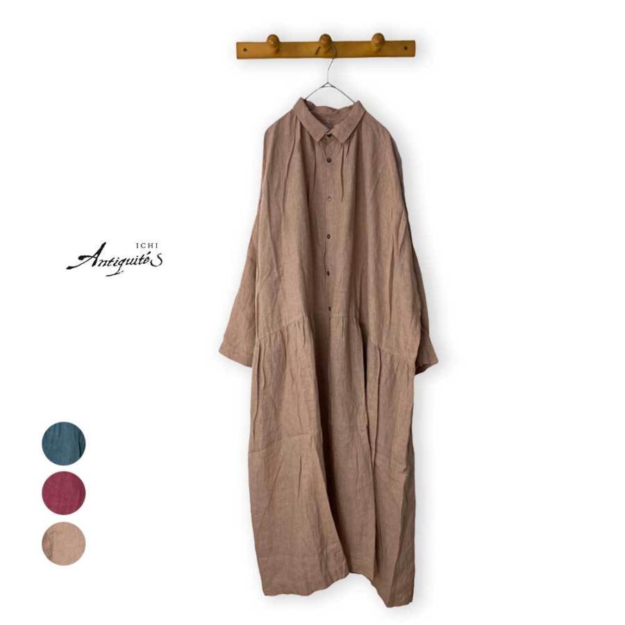 イチ アンティークス シャツ ワンピース レディース Ichi Antiquites Color Linen Dress リネン Ichianti9u Hood 通販 Yahoo ショッピング