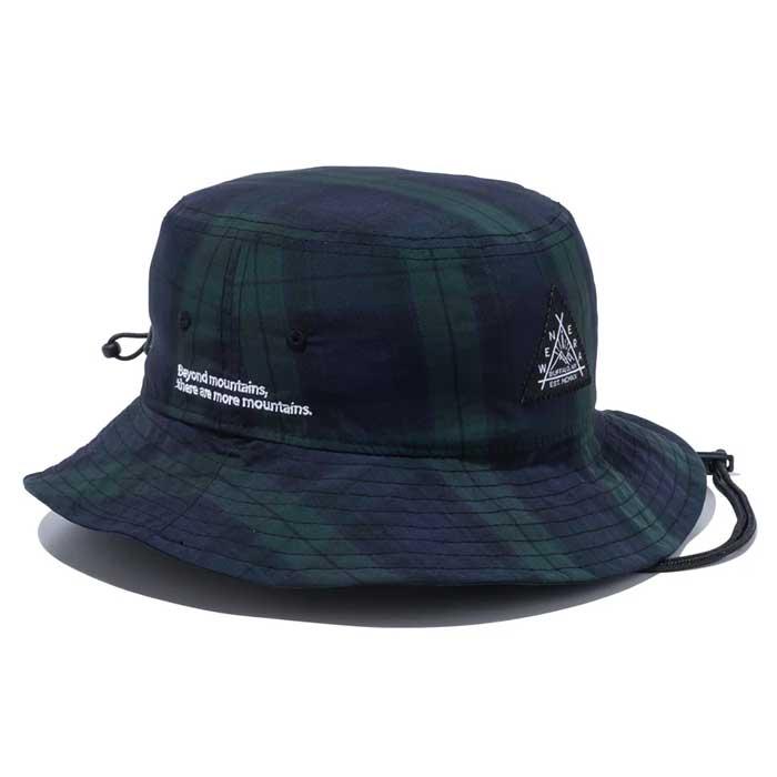 ニューエラ アウトドア ハット NEW ERA アドベンチャーライト Black Watch Triangle Sunrise Logo SOLOTEX ブラックウォッチ (13772412) 帽子 [231001]｜shop-hood｜03