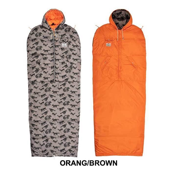 ポーラー 寝袋 シュラフ ナップサック POLeR 5501 NAPSACKS ORANG