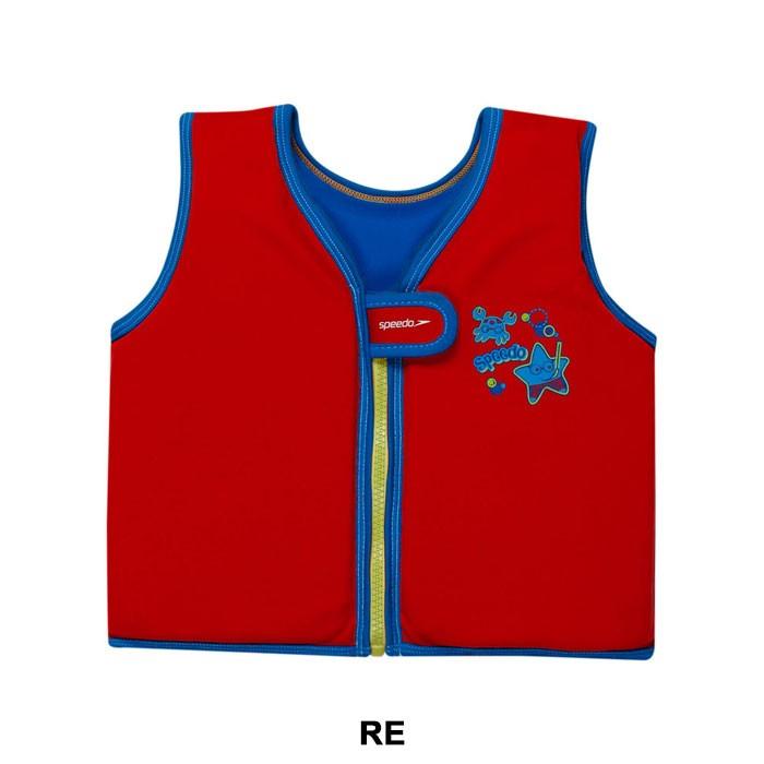 スピード スイムベスト キッズ ベビー Speedo SD97A34 シースクワッド ベスト 水泳 川 プール 赤 ピンク 0502