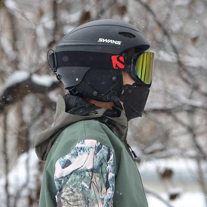 スワンズ ヘルメット 当店限定マットブラック M.BLK スキー スノーボード SWANS H-451R (H-45R) プロテクター helmet｜shop-hood｜11