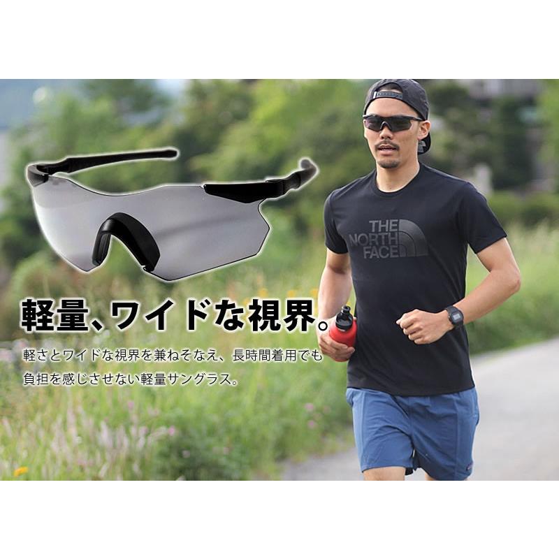 スワンズ 偏光サングラス SWANS ガルウィング HOOD別注カラー GULLWING Matt Bk / Polarized Smoke ランニング スポーツ ゴルフ サイクリング 釣り｜shop-hood｜03