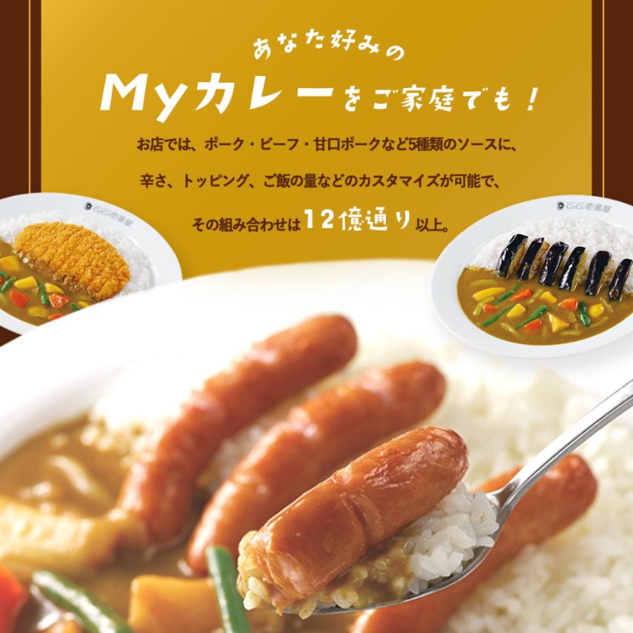 カレーハウスCoCo壱番屋 レトルトカレー 5種10個入 ポーク ビーフ 甘口