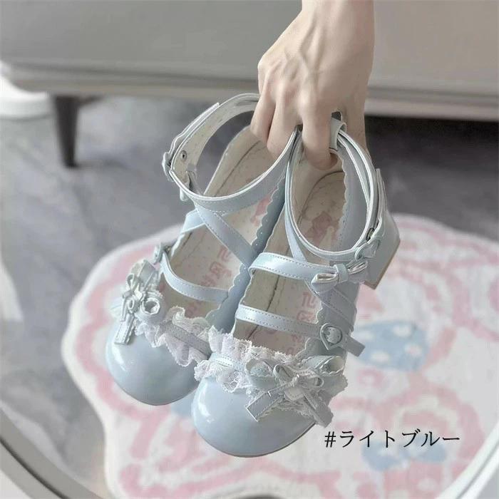 パンプス ロリータ ロリィタ レディース ロリータ靴 お嬢様 甘ロリ