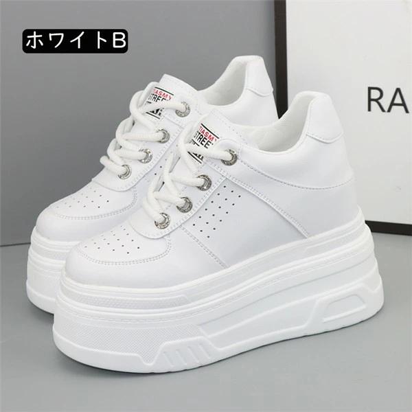 メッシュスニーカー レディースシューズ 靴 厚底スニーカー 白