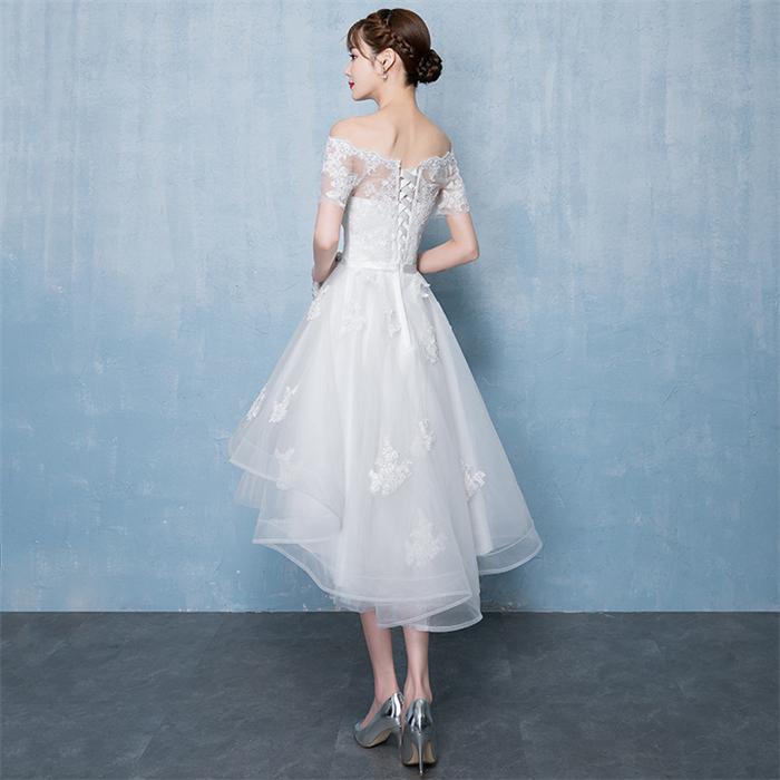 パーティードレス 演奏会 お呼ばれ ワンピース ロングドレス ピアノ発表会 テールカットドレス フォーマル ワンイース 結婚式 オフショルダー フィッシュテール |  | 16